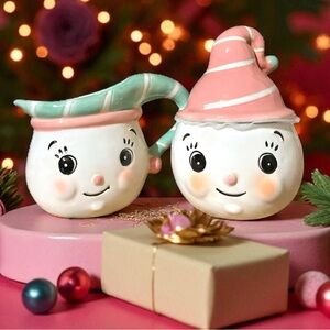 Retro Johanna Parker Sugar & Creamer Set Kitchen Table Home Decor Holiday NIB